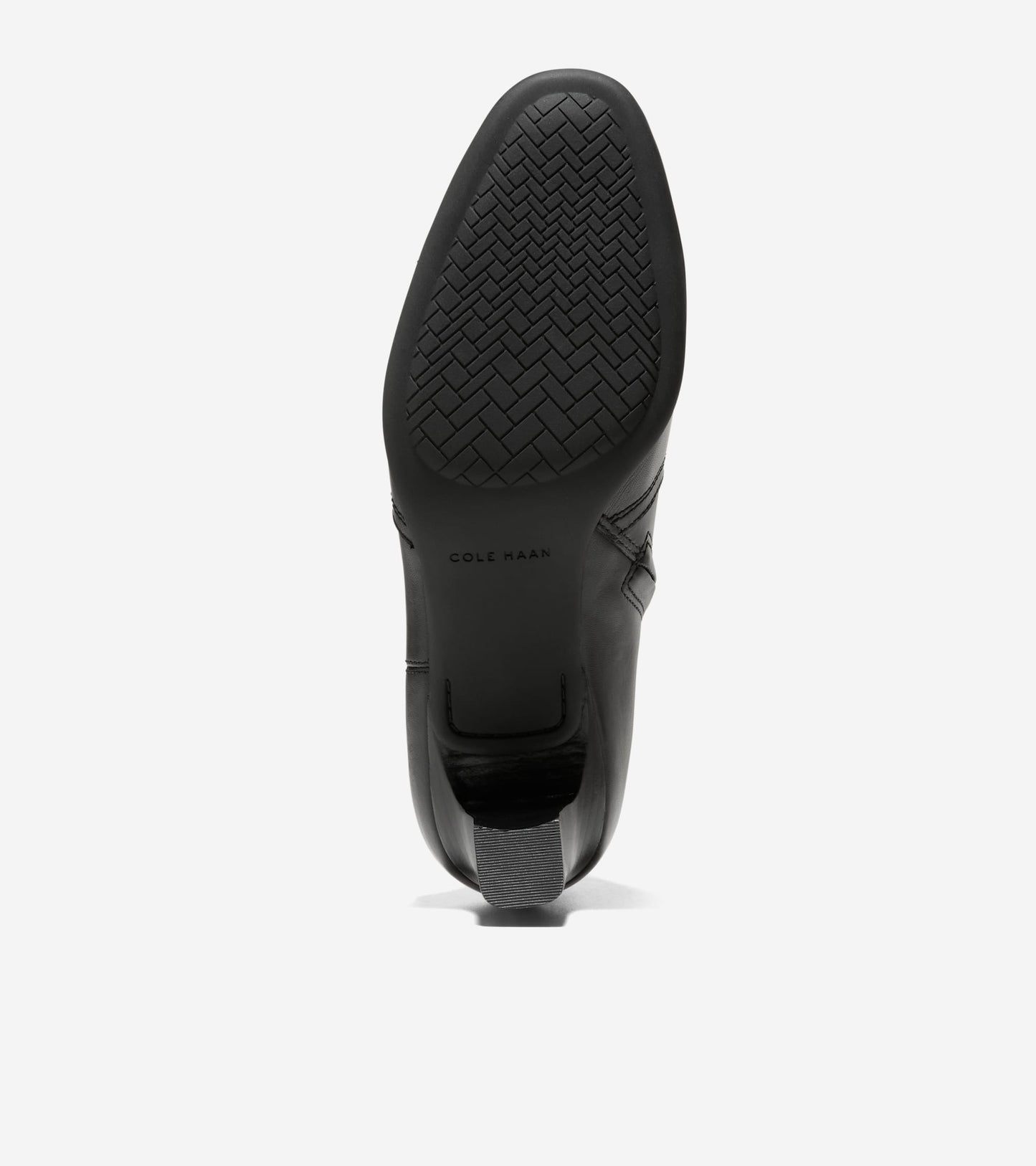 W35186:BLACK LTHR/ BLACK STACK