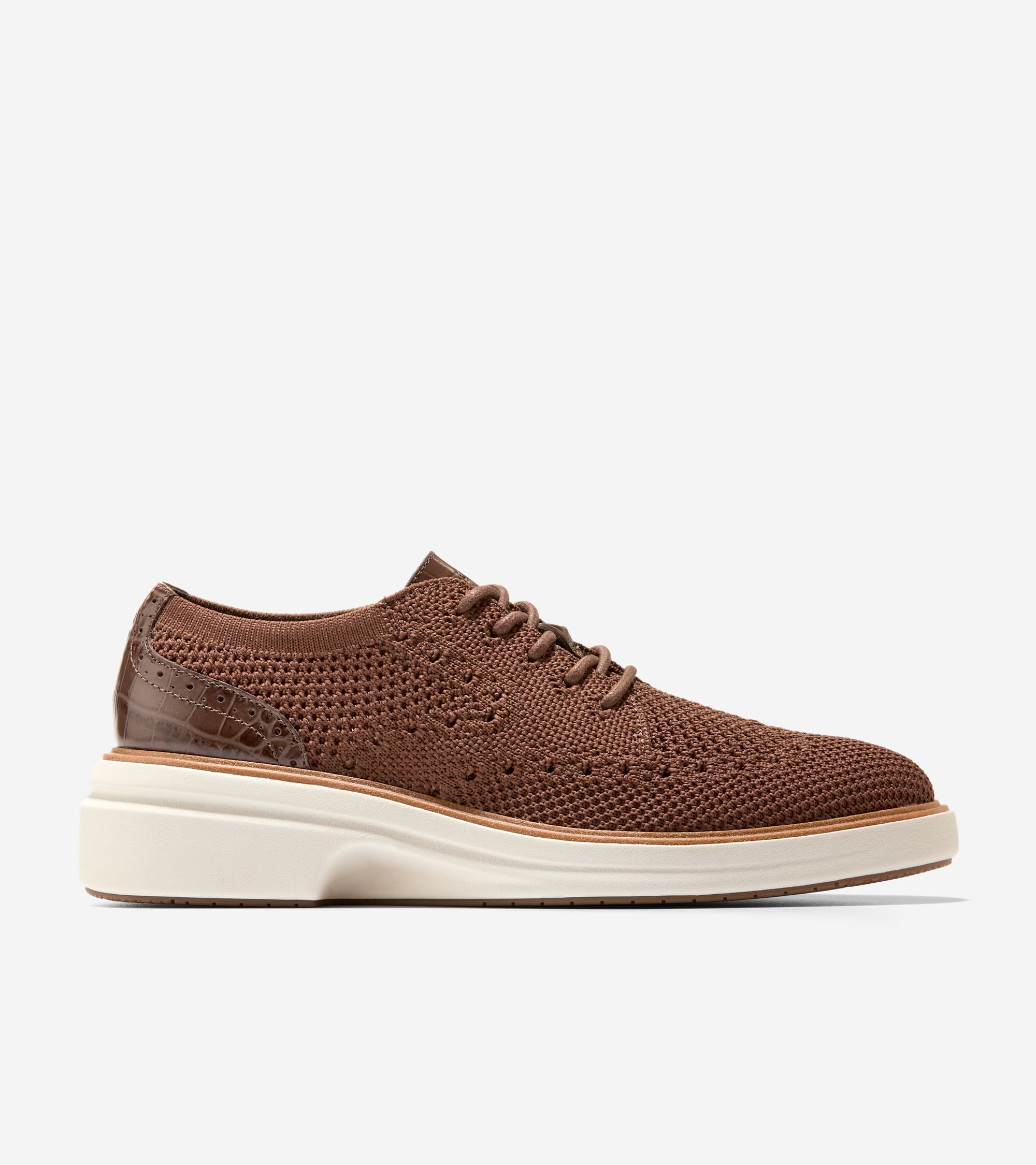 W37485:FONDUE FUDGE STITCHLITE / CROC PRINT LEATHER