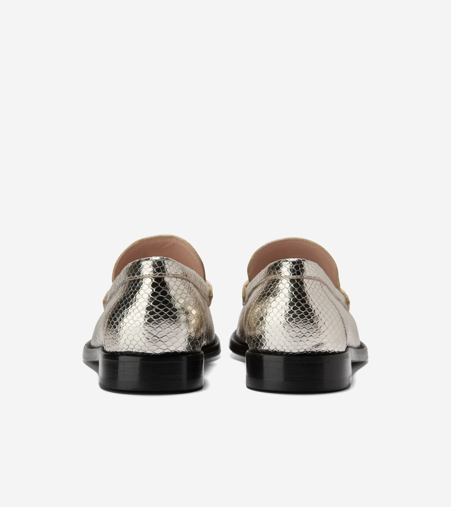 W32842:GOLD SNAKE PRT LEATHER