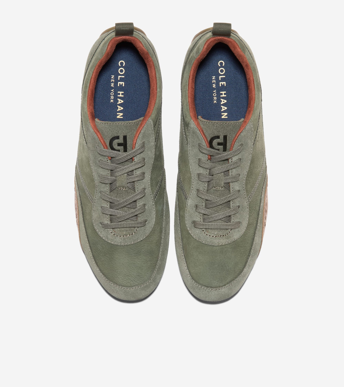 C42763:DUSTY OLIVE SUEDE / CH TUSCAN SAND / CH LIGHT WHISKEY