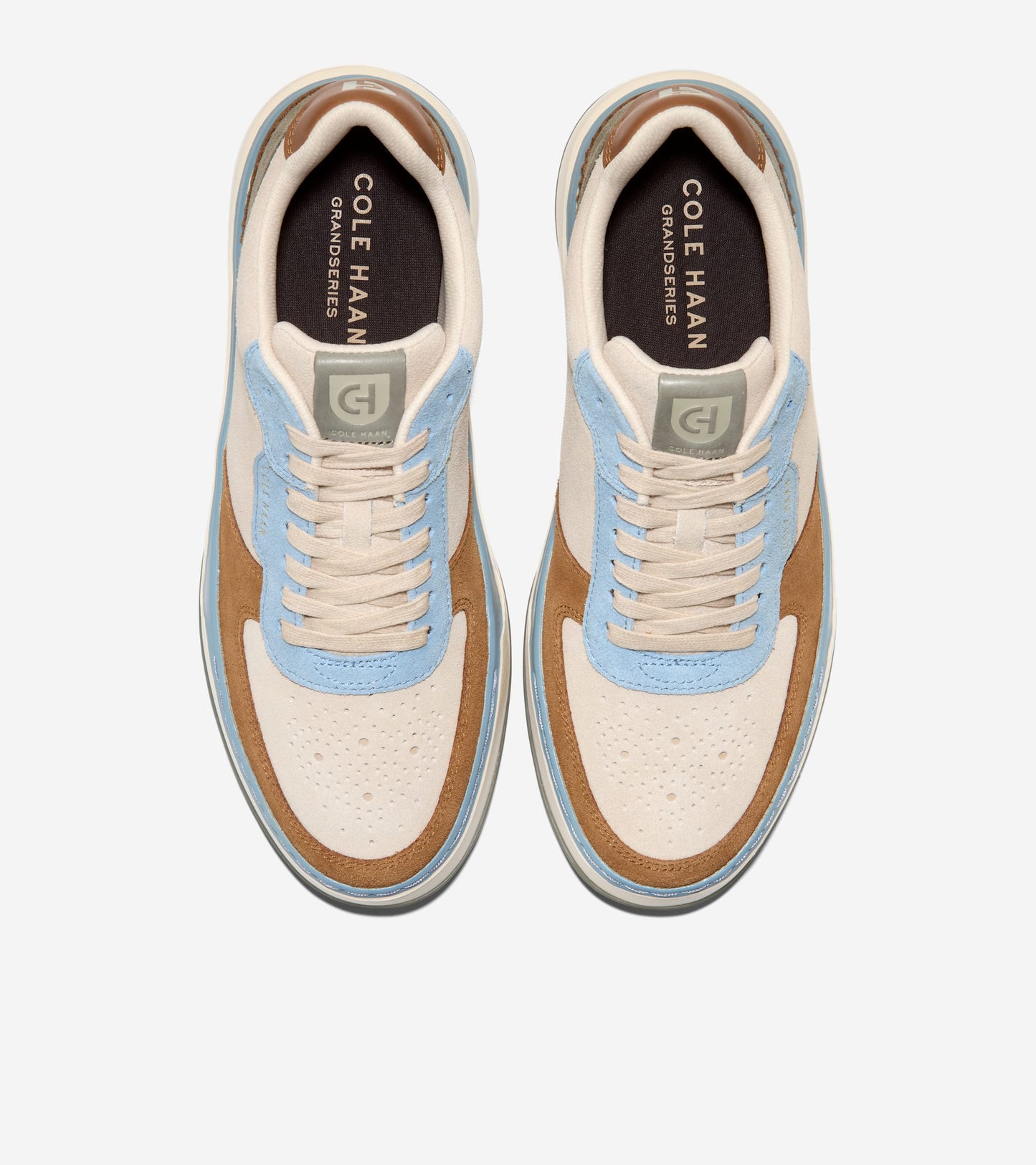 C39690:FADED DENIM SUEDE / LT SESAME / IVORY