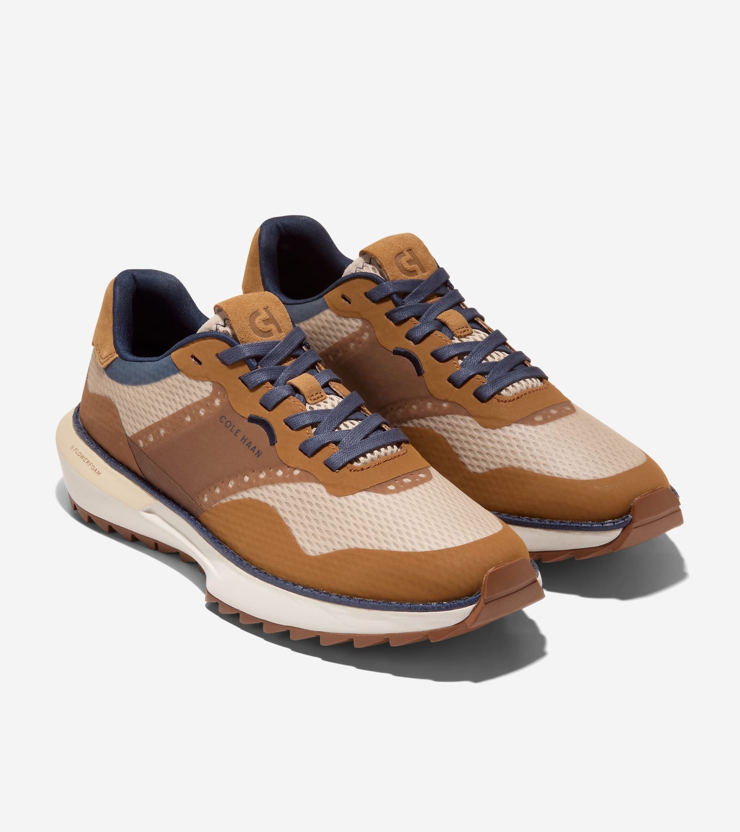 C43356:OXFORD TAN / NAVY BLAZER / SILVER BIRCH WR
