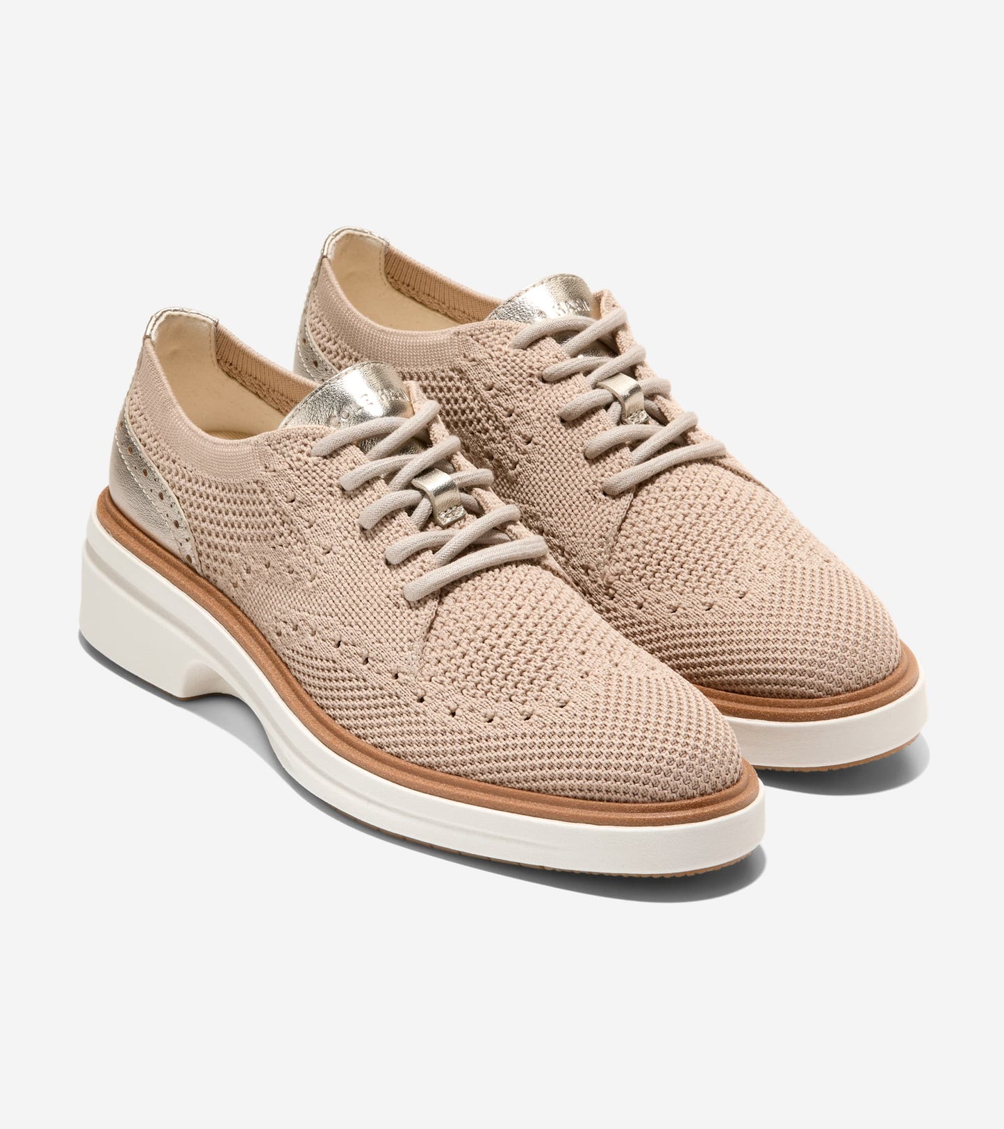W36986:CH LT SESAME STITCHLITE / SOFT GOLD LTHR