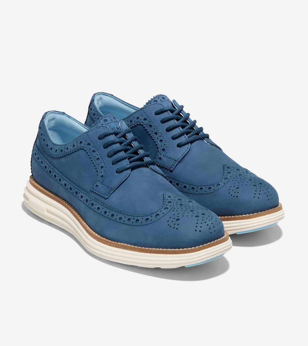 C37901:ENSIGN BLUE NUBUCK /IVORY