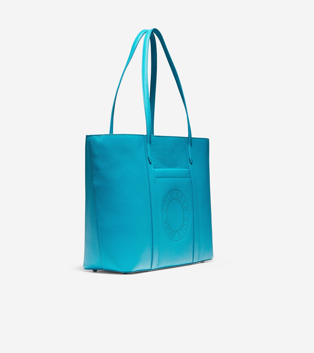 Women's Leather Zip Top Tote